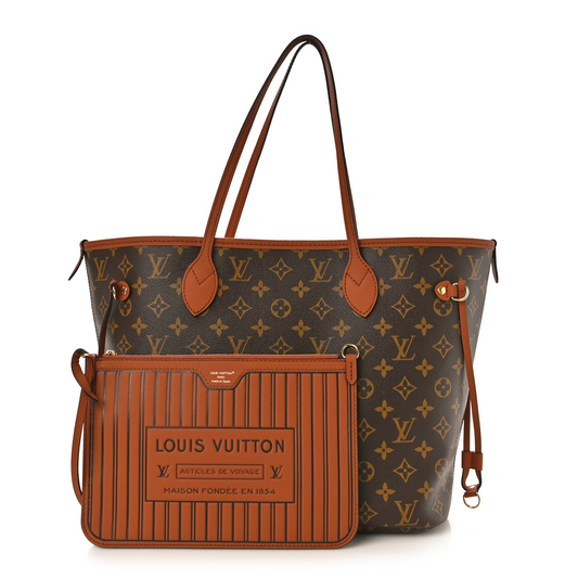 0528 Neverfull Inside Out MM Tan