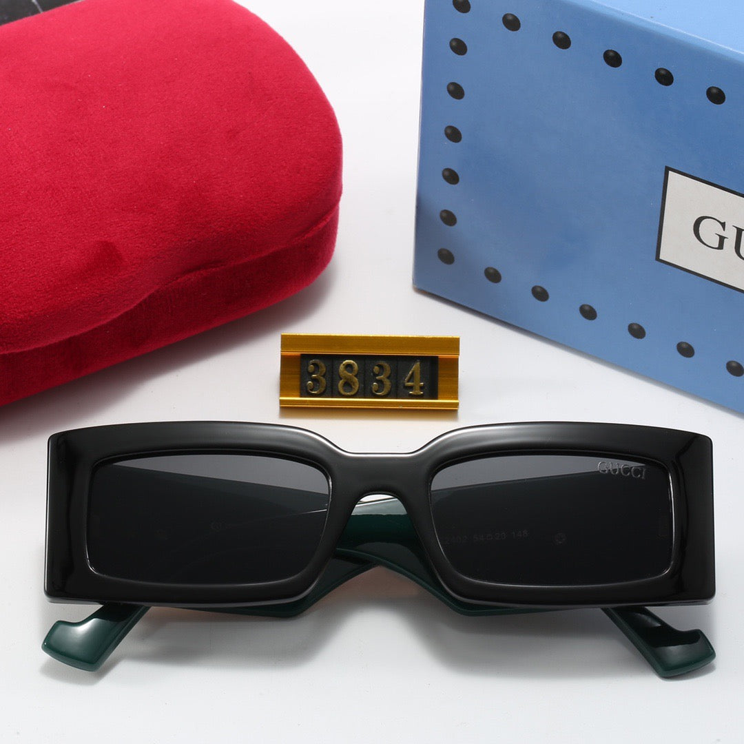 Luxury Cat-Eye Square Frame Sunglasses 3834