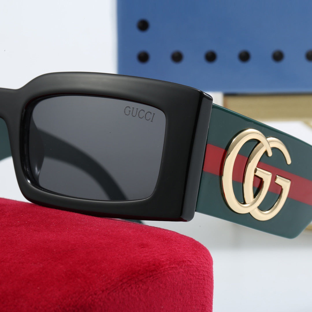 Luxury Cat-Eye Square Frame Sunglasses 3834