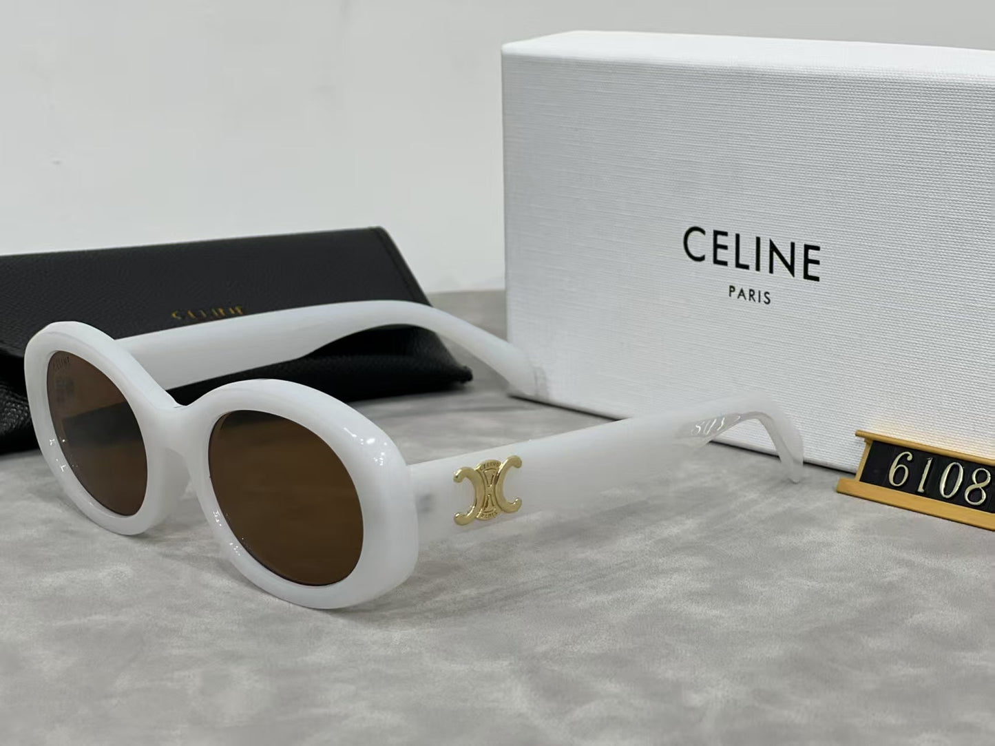 Retro Oval Frame Sunglasses 1170