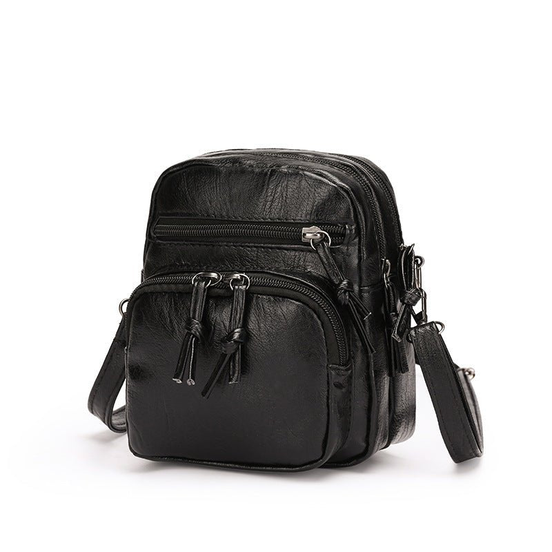 Women Soft Leather Crossbody Travel Bag