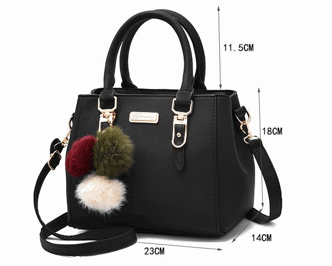 Women's Bulky Leather Shoulder Bag