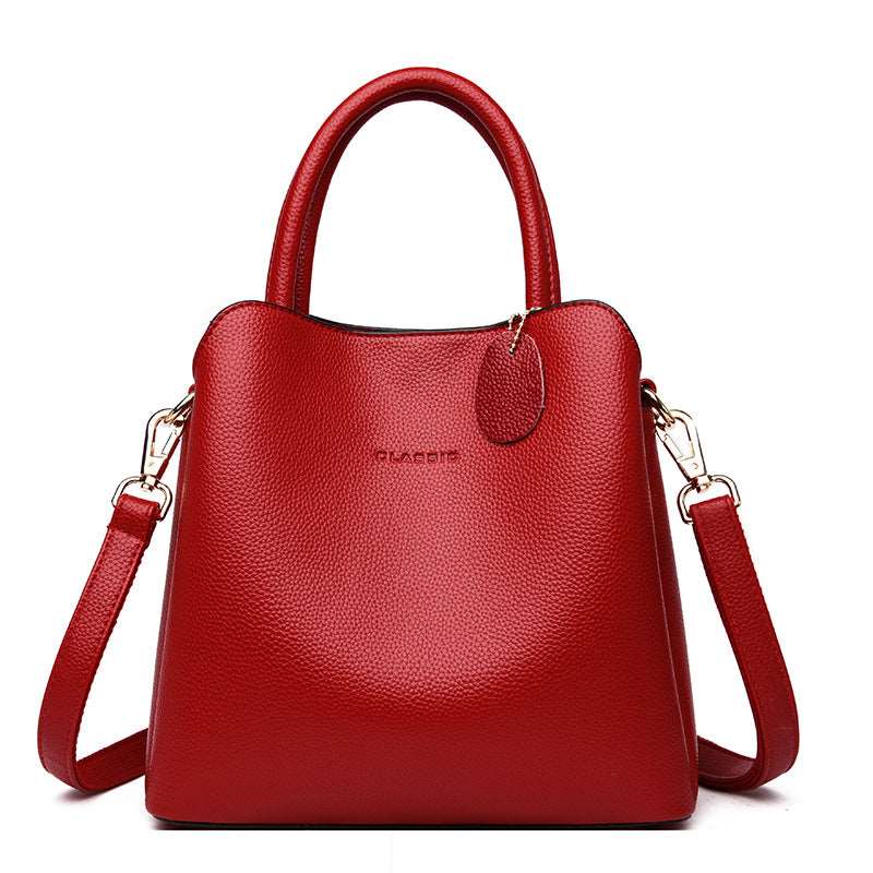 Women's Casual Leather Handbag