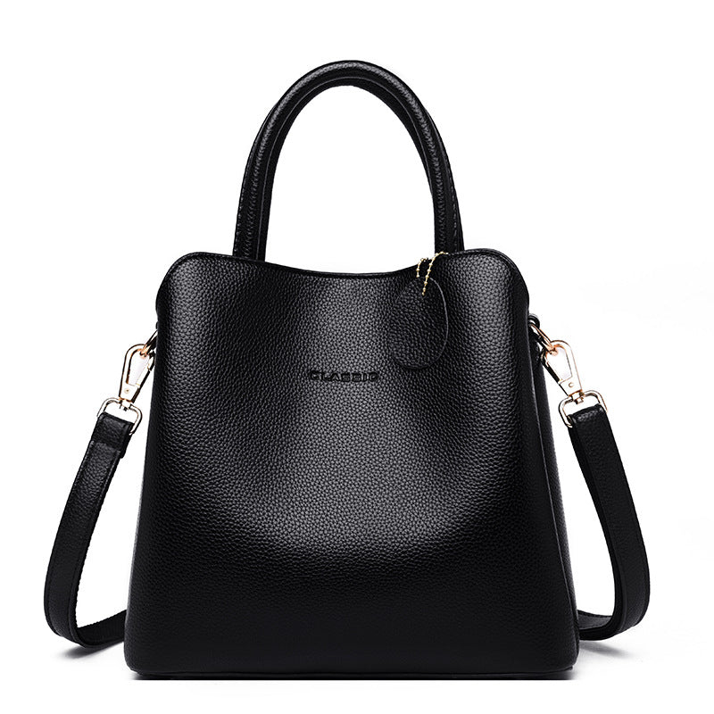 Women's Casual Leather Handbag