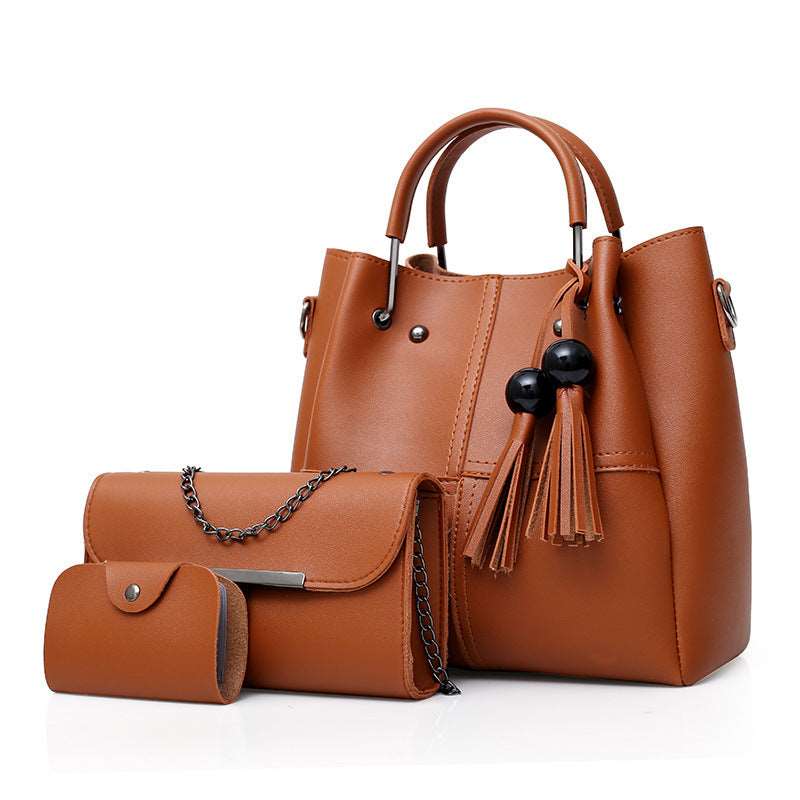 Women's Three Piece Bucket Tote Set